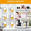 Makeup Organizer 360 Degree Rotating 7 Adjustable Layers Large Capacity Cosmetic Organizer Transparent Make Up Organizers and Storage