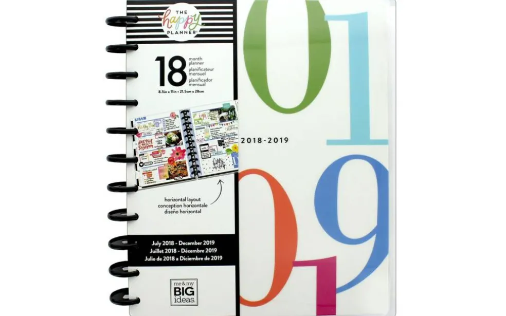 MAMBI HP Planner 18/19Big18Mo Clrblck#s