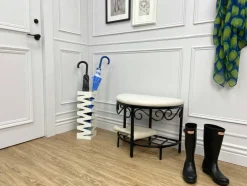 Mango Steam Metal Zig-Zag Umbrella Holder