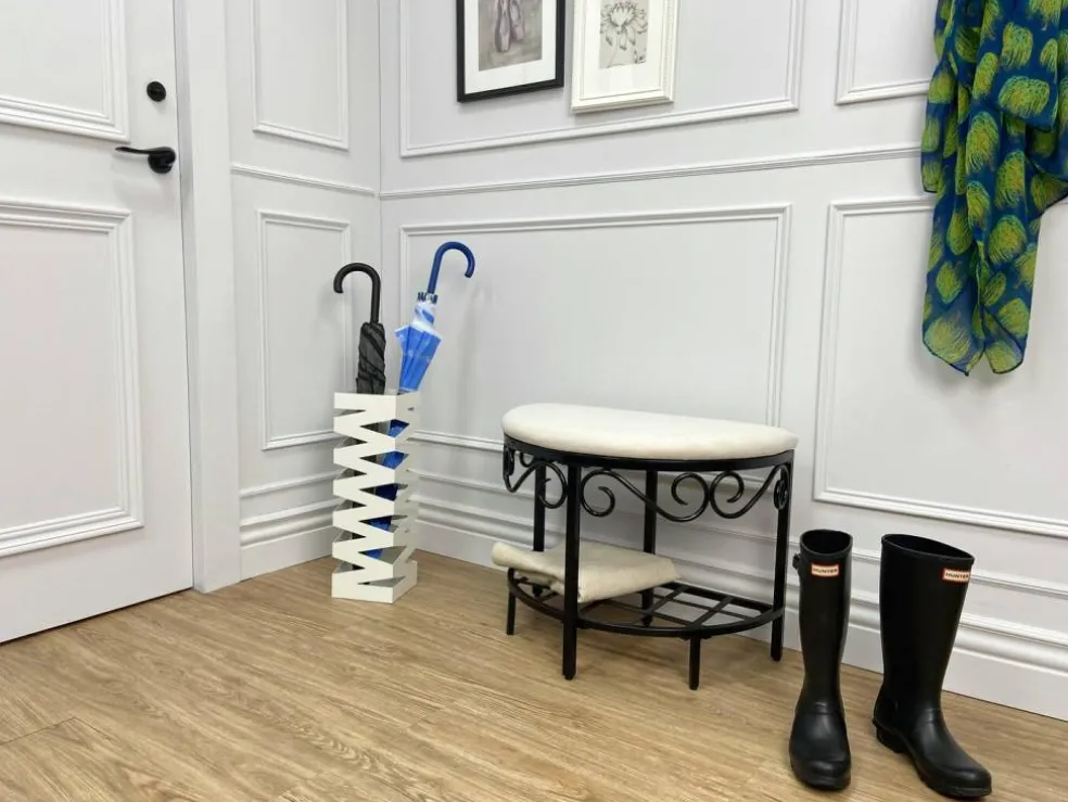 Mango Steam Metal Zig-Zag Umbrella Holder