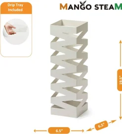 Mango Steam Metal Zig-Zag Umbrella Holder