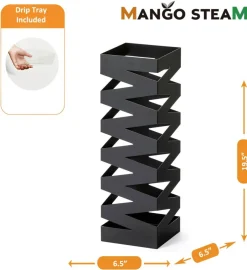 Mango Steam Metal Zig-Zag Umbrella Holder