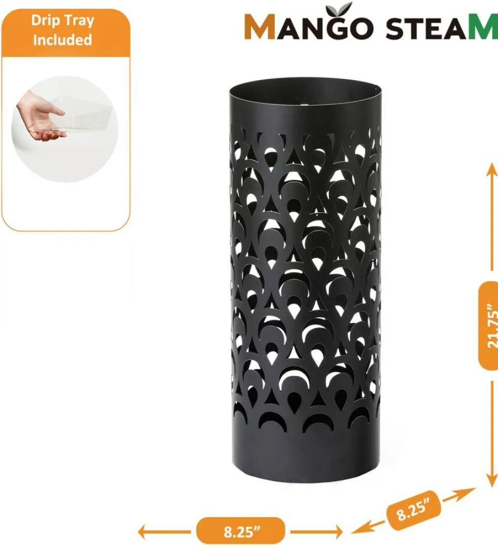 Mango Steam Peacock Umbrella Holder, 21.75" Tall