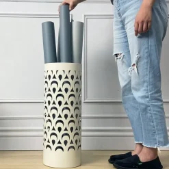 Mango Steam Peacock Umbrella Holder, 21.75