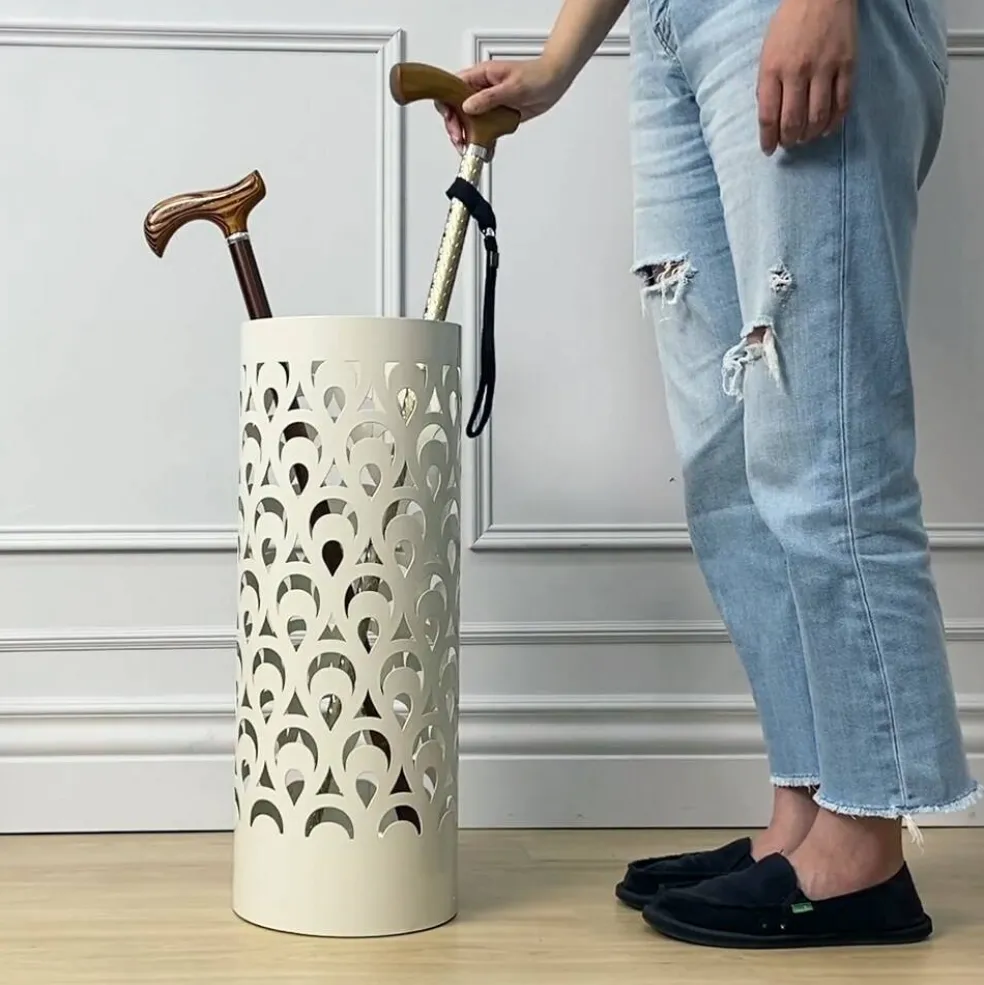 Mango Steam Peacock Umbrella Holder, 21.75" Tall