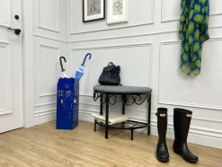 Mango Steam Police Box Blue Umbrella Stand - for Entryway & Living Room
