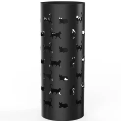 Mango Steam Round Cat Parade Umbrella Stand, 21.75