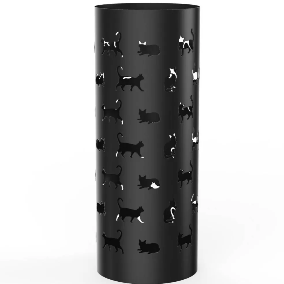 Mango Steam Round Cat Parade Umbrella Stand, 21.75" Tall