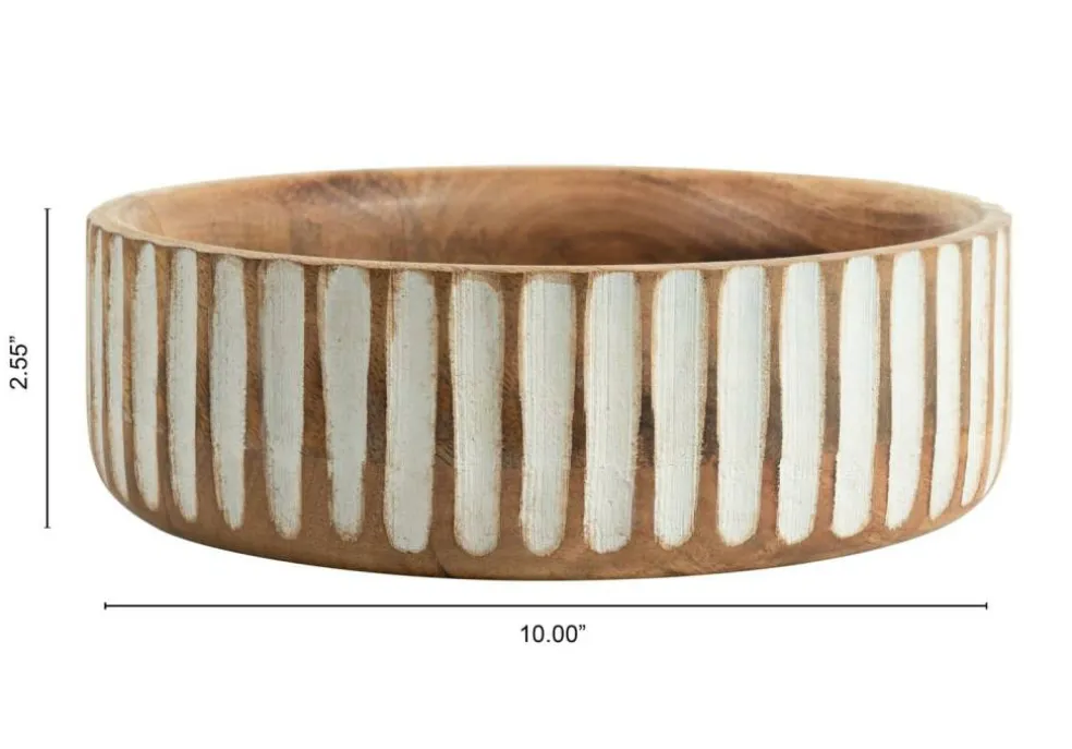 Mango Wood Decorative Bowl by Ashland®