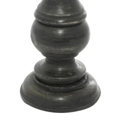 Mango Wood Traditional Candle Holder Set