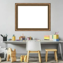 Manhattan Bronze Narrow Framed Dry Erase Magnetic Board