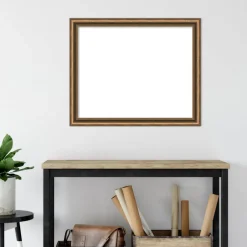 Manhattan Bronze Narrow Framed Dry Erase Magnetic Board