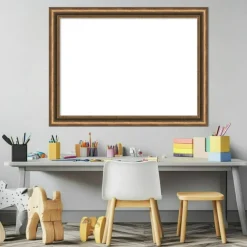 Manhattan Bronze Narrow Framed Dry Erase Magnetic Board