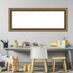 Manhattan Bronze Narrow Framed Dry Erase Magnetic Board