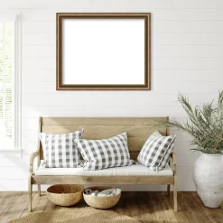 Manhattan Bronze Narrow Framed Dry Erase Magnetic Board