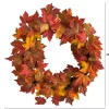 22" Maple Leaf Wreath