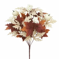 18.5" Maple Leaves & Pumpkin Mix Bush by Ashland®