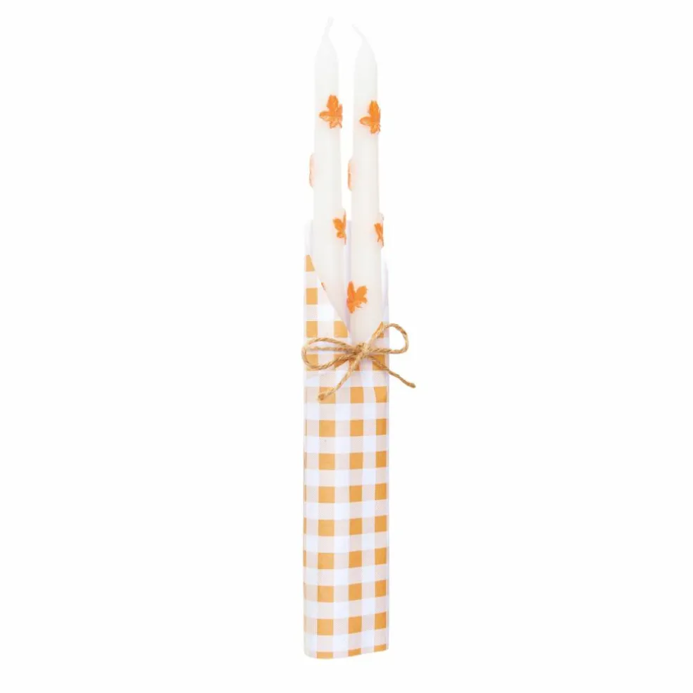 12" Maple Leaves Taper Candles, 2ct. by Ashland®