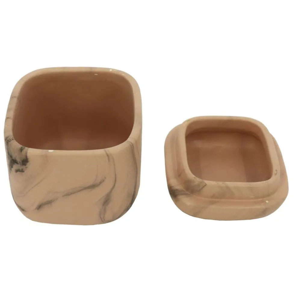 Marbled Ceramic Container by Ashland®