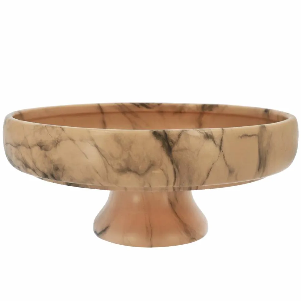11.75" Marbled Ceramic Decorative Bowl by Ashland®