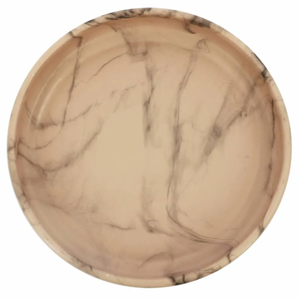 11.75" Marbled Ceramic Decorative Bowl by Ashland®