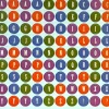 Marianne Richmond Multi-Colored Alphabet 12x12 Chipboard Embellishments