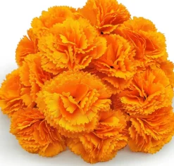 Marigold Flowers Artificial(Orange 80)7