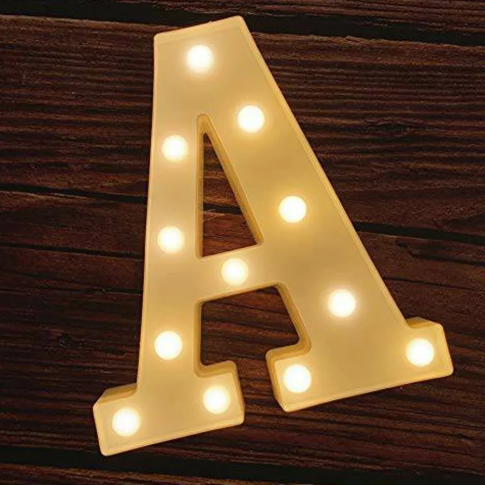 Marquee Light Up Letter | Large A