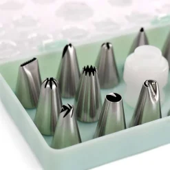 Martha Stewart Stainless Steel Cake Decorating Nozzles Set