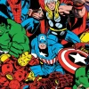 Marvel® Comics Packed Fleece Fabric