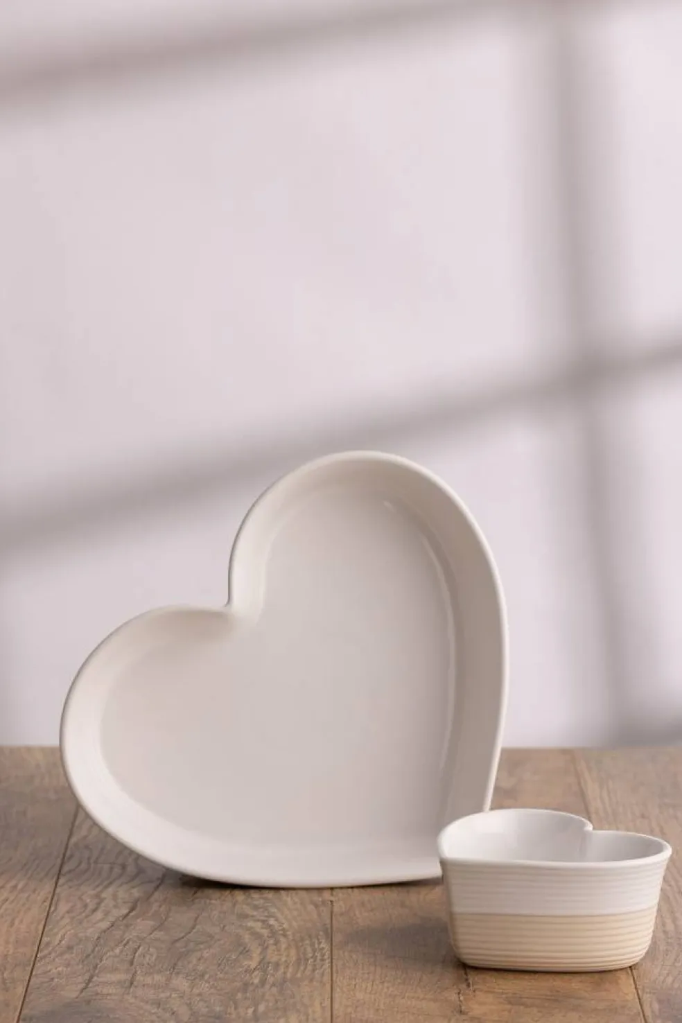 Mason Cash Rustic Charm Heart Baking Dish, 5.5" 375ml Mini Stoneware Oven Dish