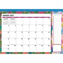 2027 Maximal Mirage Medium Desk Pad Monthly Blotter Calendar