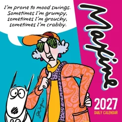 2027 Maxine Daily Desktop Calendar