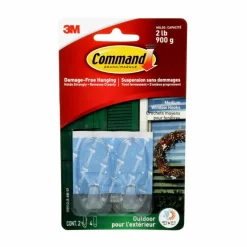 3M Command™ Medium Clear Window Hooks