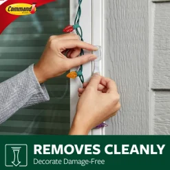 3M Command™ Outdoor Light Clips, Clear