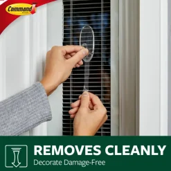 3M Command™ Outdoor Window Hook with Clear Strips