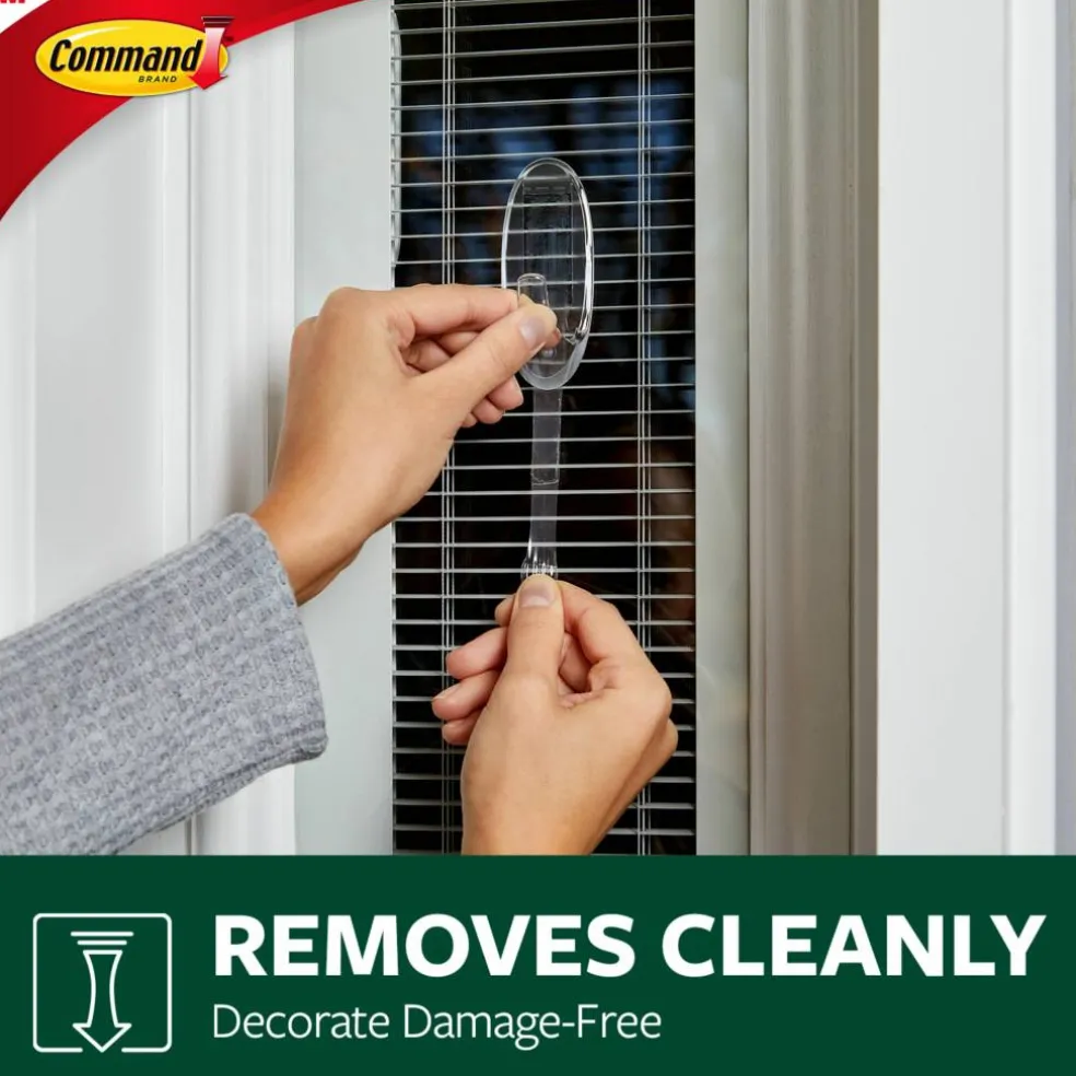 3M Command™ Outdoor Window Hook with Clear Strips