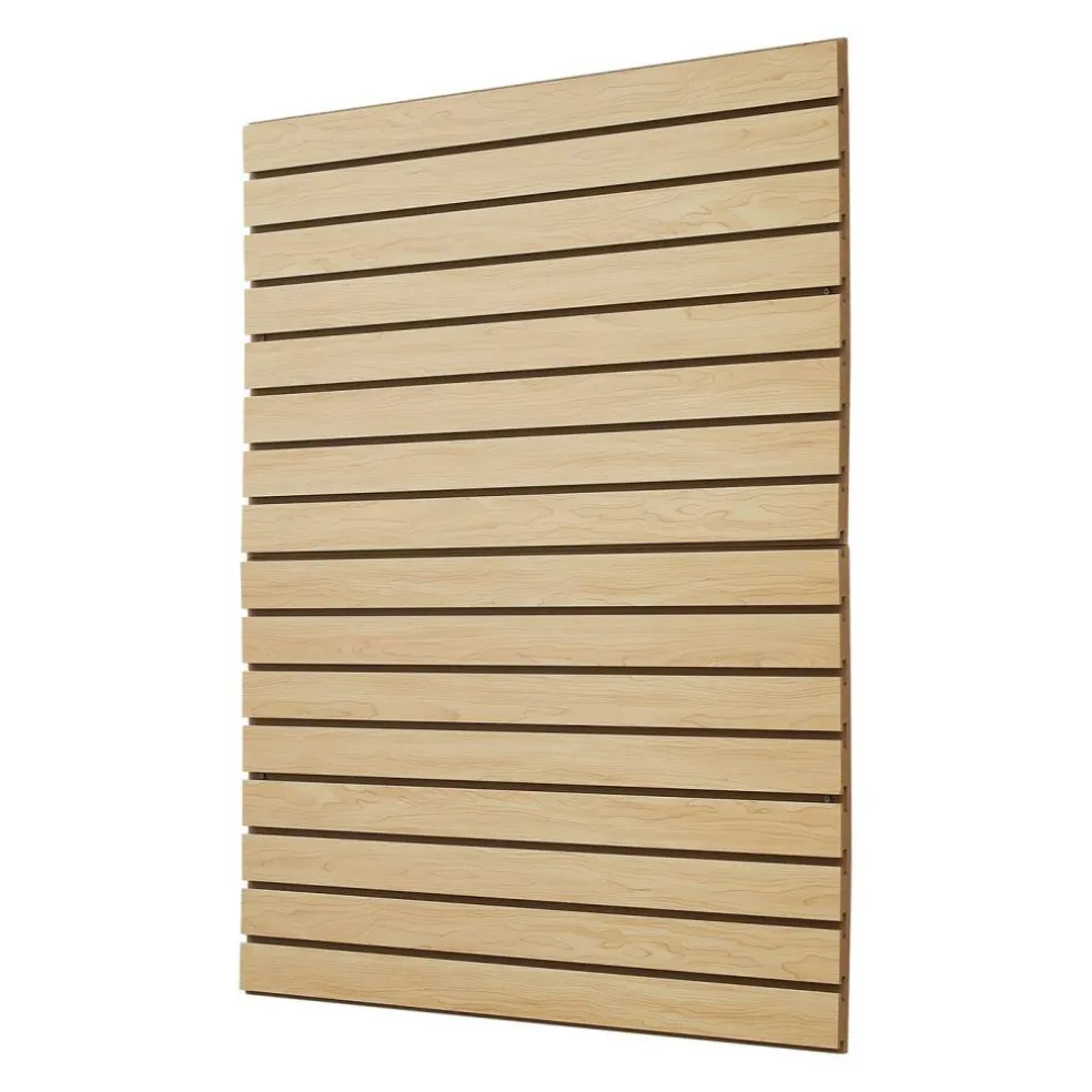 MDF Slat Wall Panels 2 Pack Heavy Duty Garage Wall Organizer System 25 lbs Load Capacity Durable