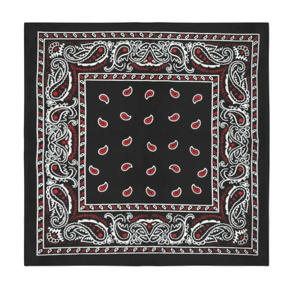 Mechaly Multifunctional 12 Pack Dozen Cotton Paisley Bandanas