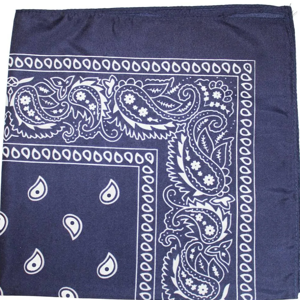 Mechaly Pack of 18 Cotton X-Large Paisley and Plain Printed Bandana