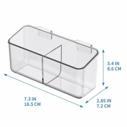 Medium Clear Hanging Organizer Bin by Simply Tidy™