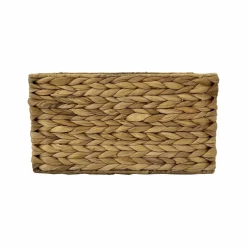 Medium Natural Woven Water Hyacinth Rectangle Basket by Ashland®