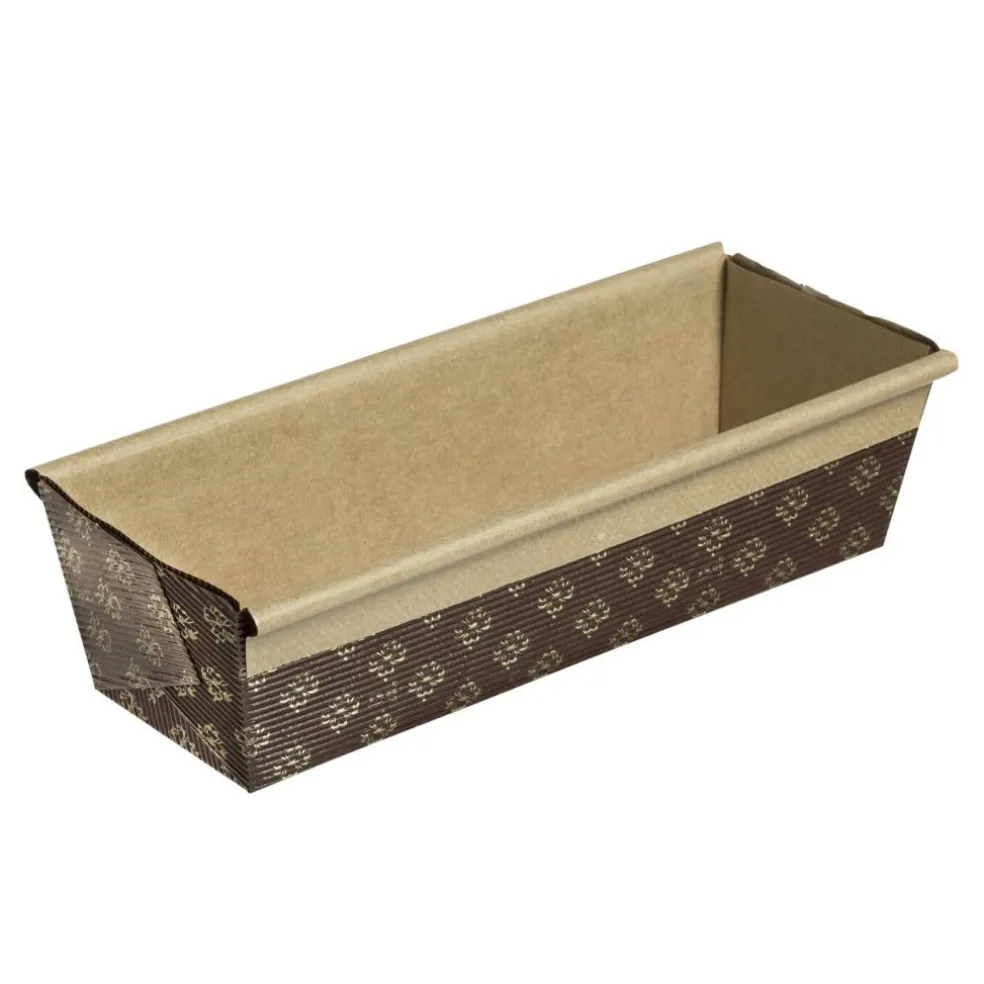 Medium Paper Baking Loaf Pan 25-Pack, 8 x 2.5 x 2 Inches