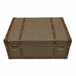 Medium Plaid Suitcase Decorative Box by Ashland®