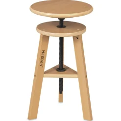 Meeden Adjustable Drafting Stool - 19" - 26" H, 12" Dia.
