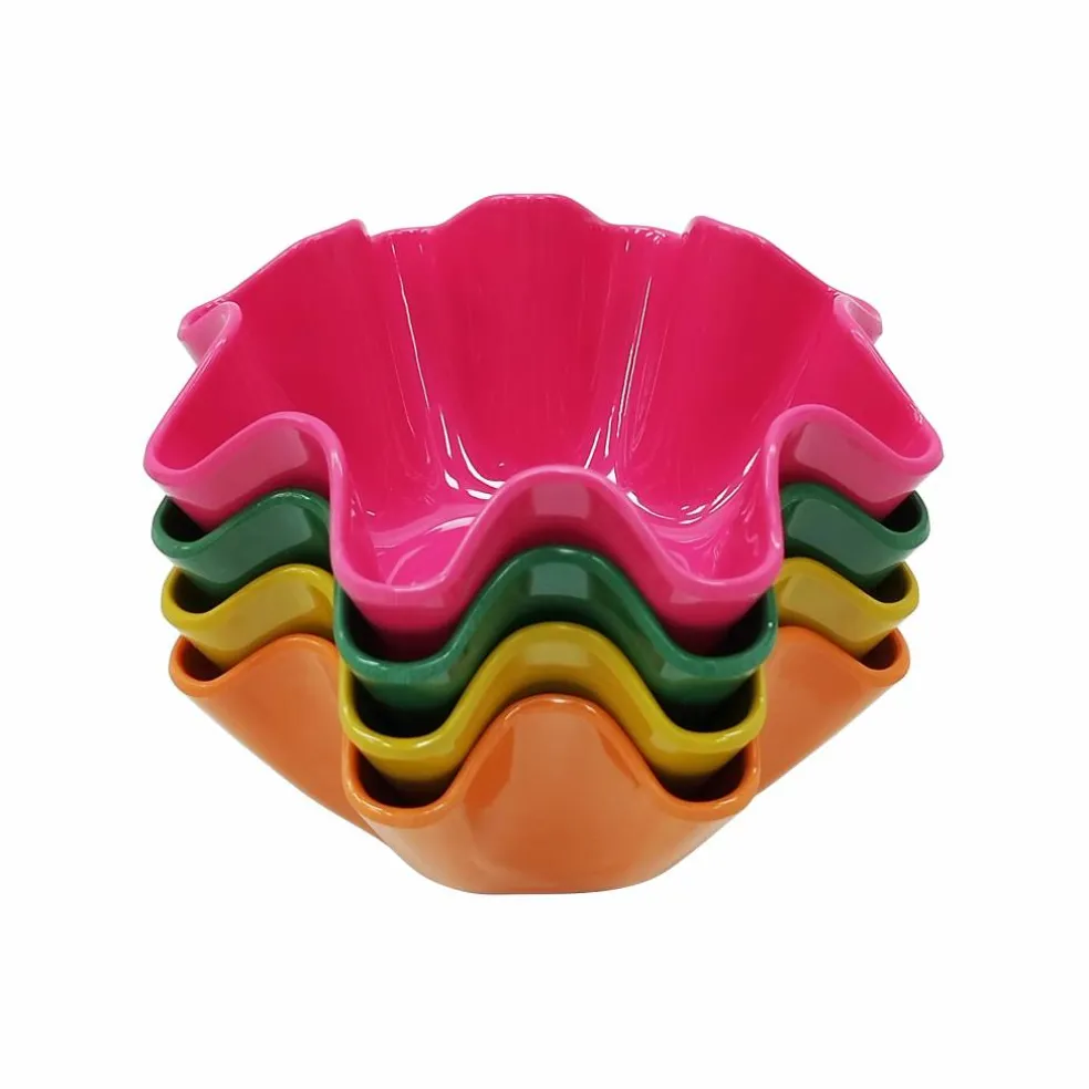 6.5" Melamine Ruffle Bowls, 4ct. by Celebrate It™
