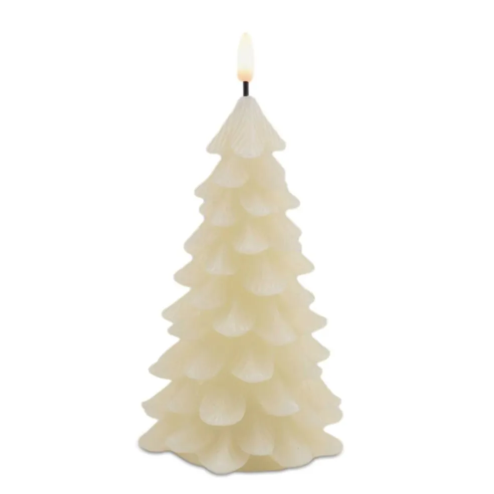 Melrose LED Pine Tree Candles Set