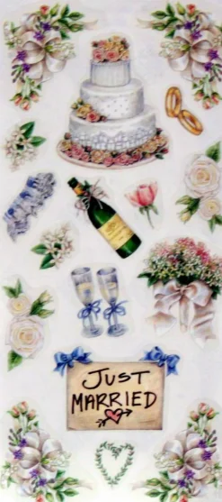 Me & My Big Ideas Vintage Wedding Vellum Stickers