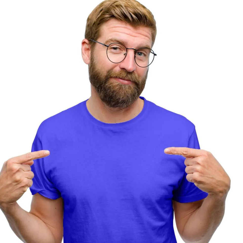 Men Short Sleeve Crewneck Jersey T Shirt