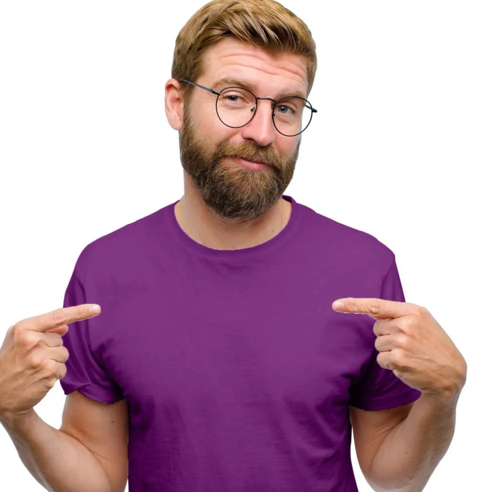 Men Short Sleeve Crewneck Jersey T Shirt